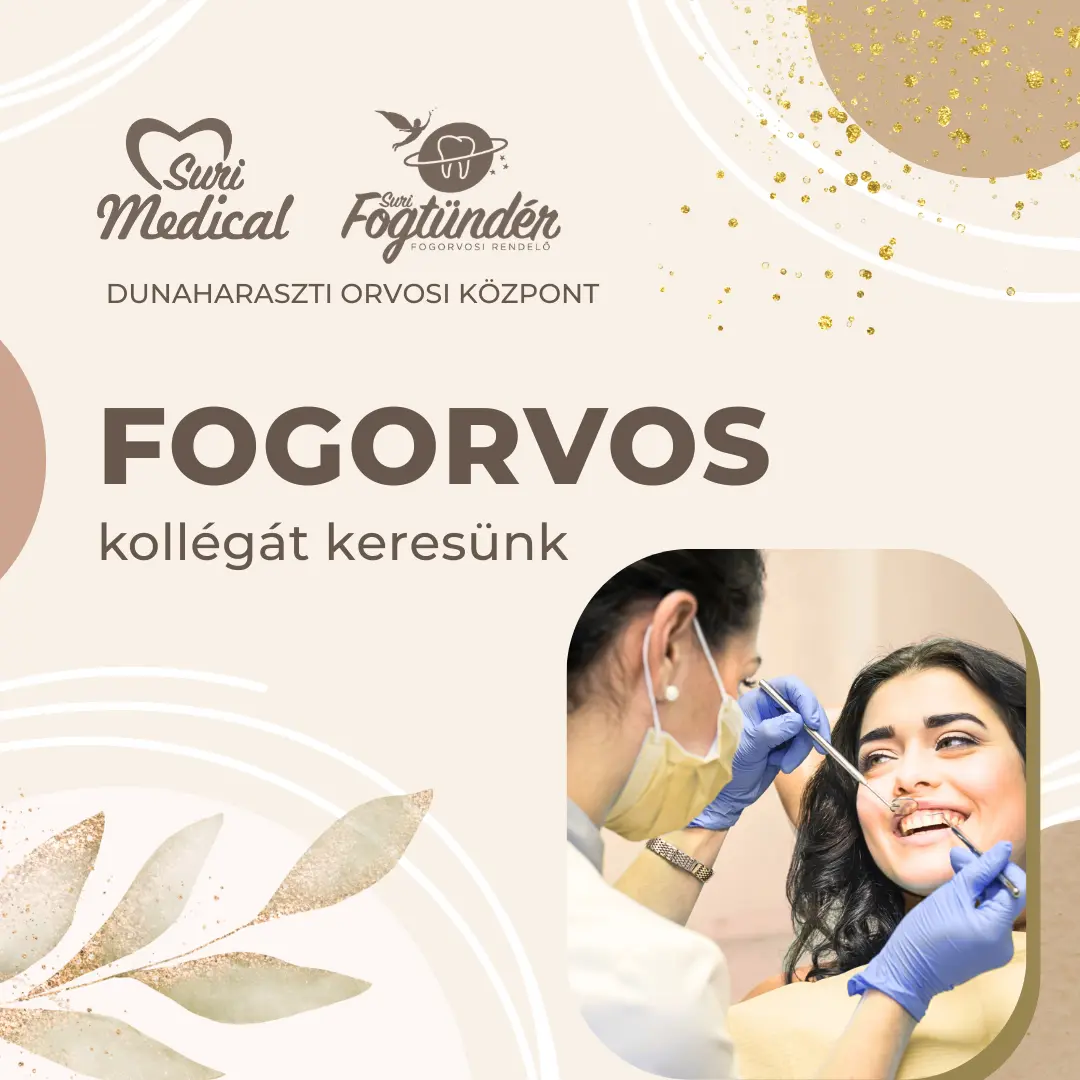 Fogorvos állás Dunaharasztin, a Suri Fogtündérben